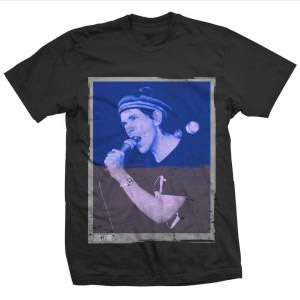 PiL US webstore: Split T-shirt (featuring circa 1982 Maureen Baker live shot)