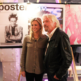 Richard Branson and daughter (photo: Paul Burgess)